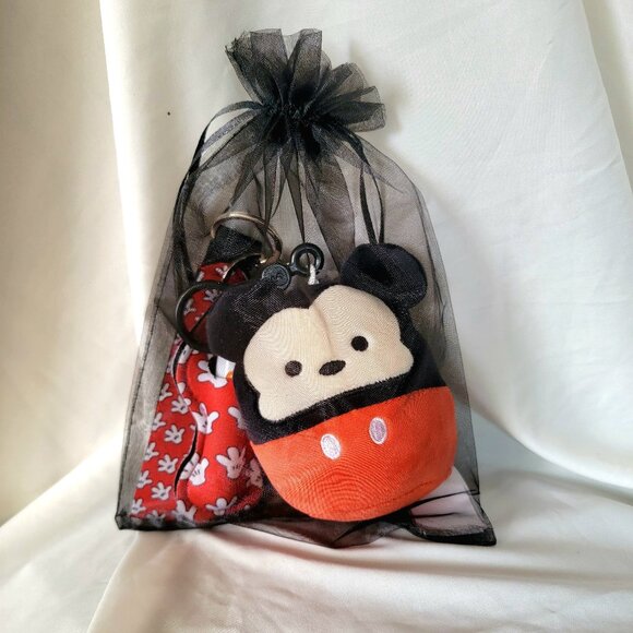 Mickey Mouse Squishmellow Keychain & Wristlet/Chapstick Holder - Picture 3 of 3